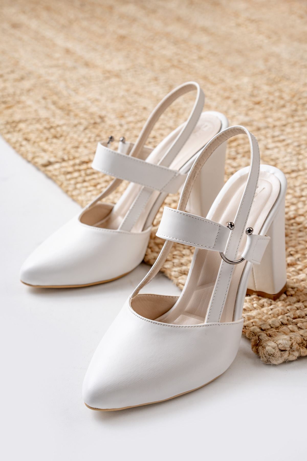 Hella White Skin High Heeled Women's Shoes - STREETMODE ™