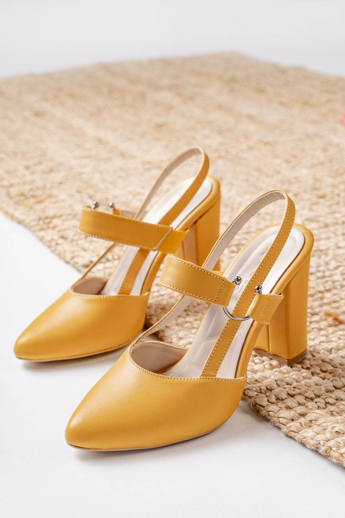 Hella Mustard Skin High Heels Women's Shoes - STREETMODE ™