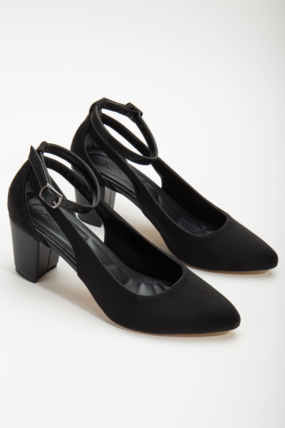 Hero Heeled Black Suede Women's Shoes - STREETMODE ™