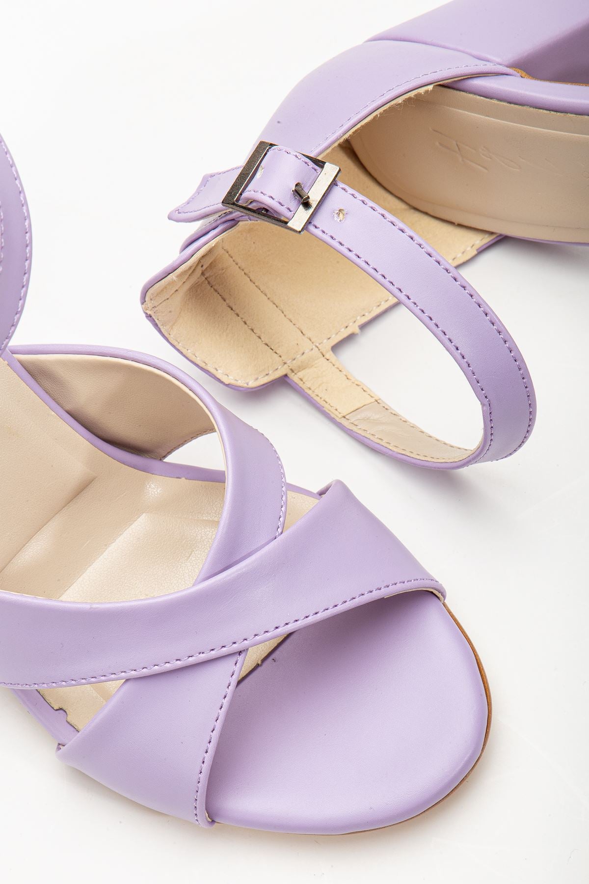 Jany Lilac Skin High Heeled Women's Shoes - STREETMODE ™