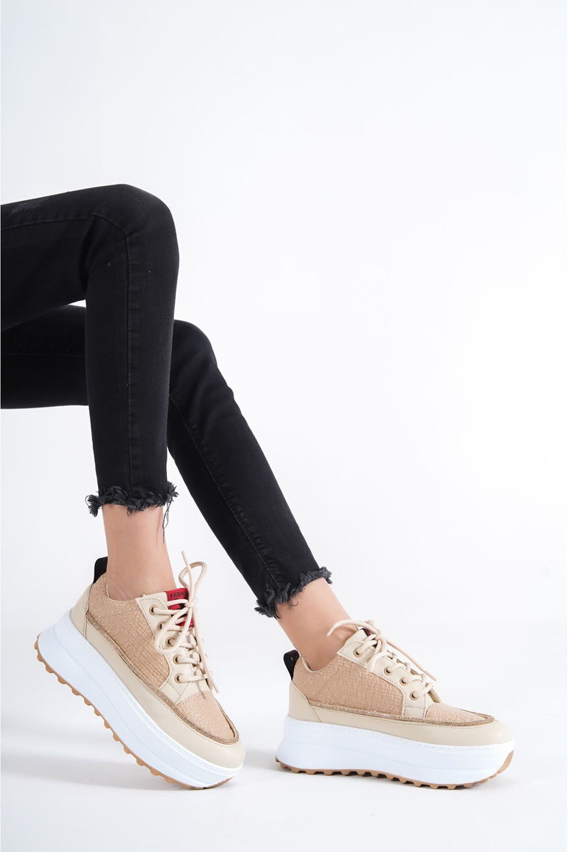 Women's jasmin mink Sneakers Shoes - STREET MODE ™
