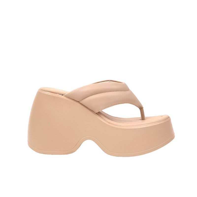 Women's Jerm Nut Flip Flops High Platform Slippers 10 Cm - STREETMODE ™