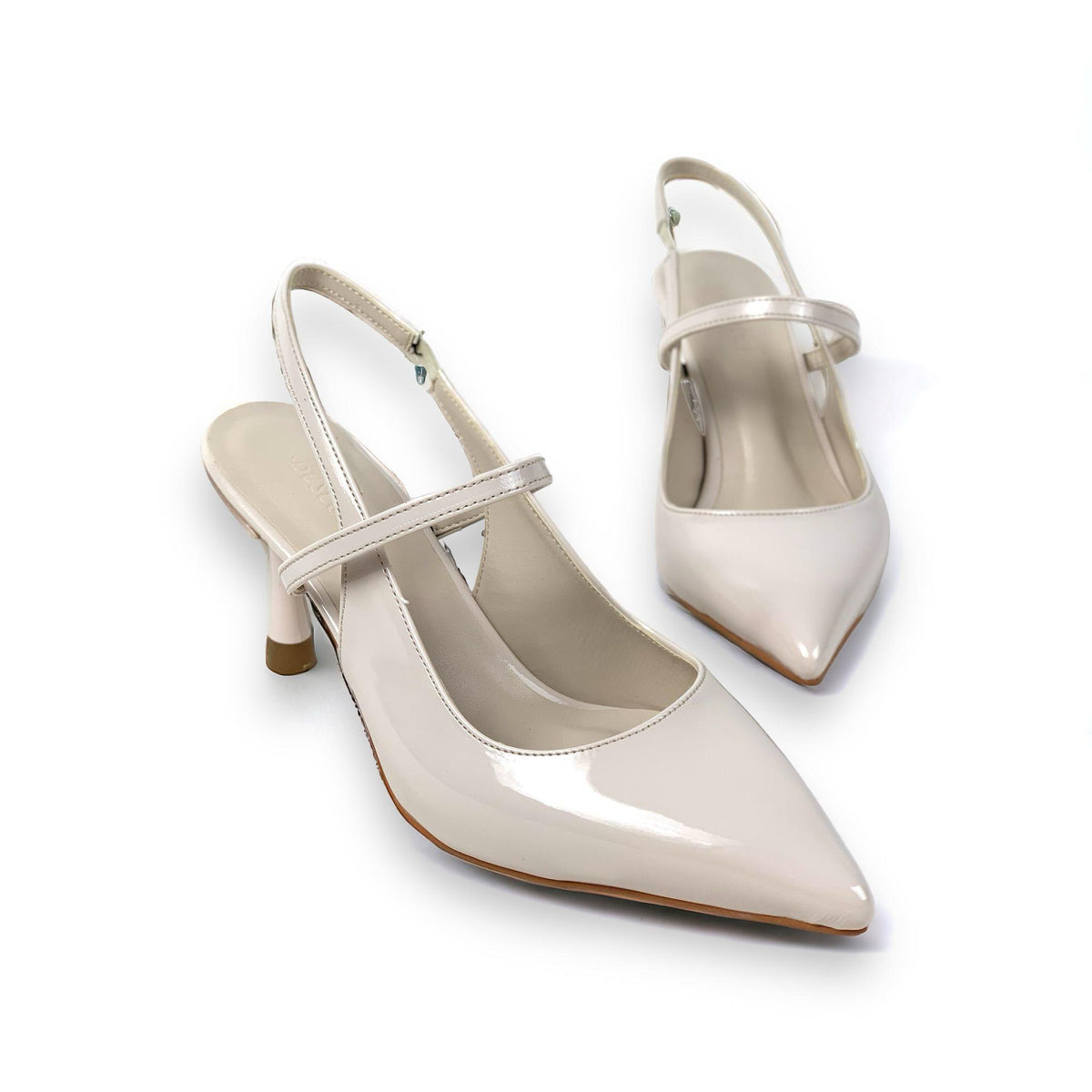 Women's Olva Ten Patent Leather Thin Heel Shoes Sandals 7 Cm Heel - STREETMODE ™