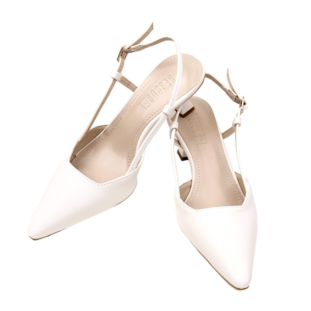 Women's Sedj Skin Silk Material Open Back Almond Heel Shoes 5.5 Cm - STREETMODE ™