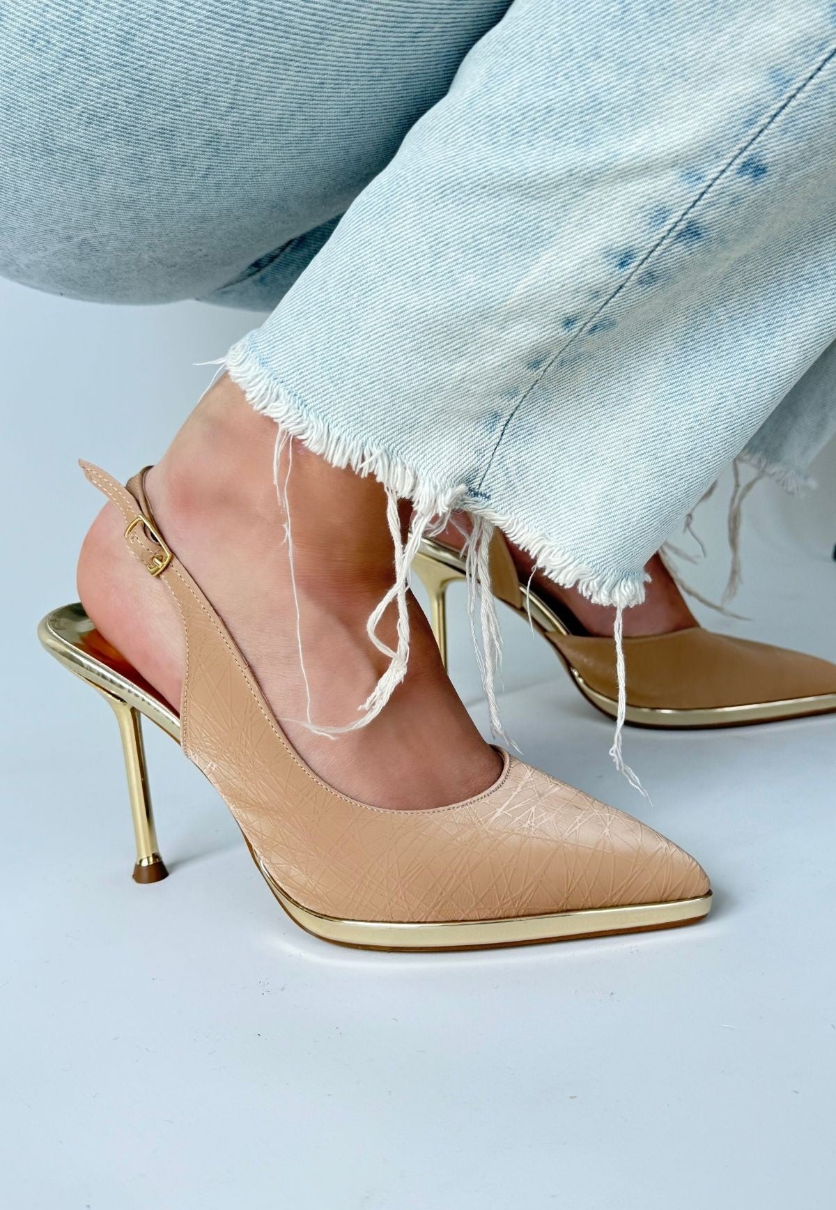 Women's Nude Skin High Heel Shoes