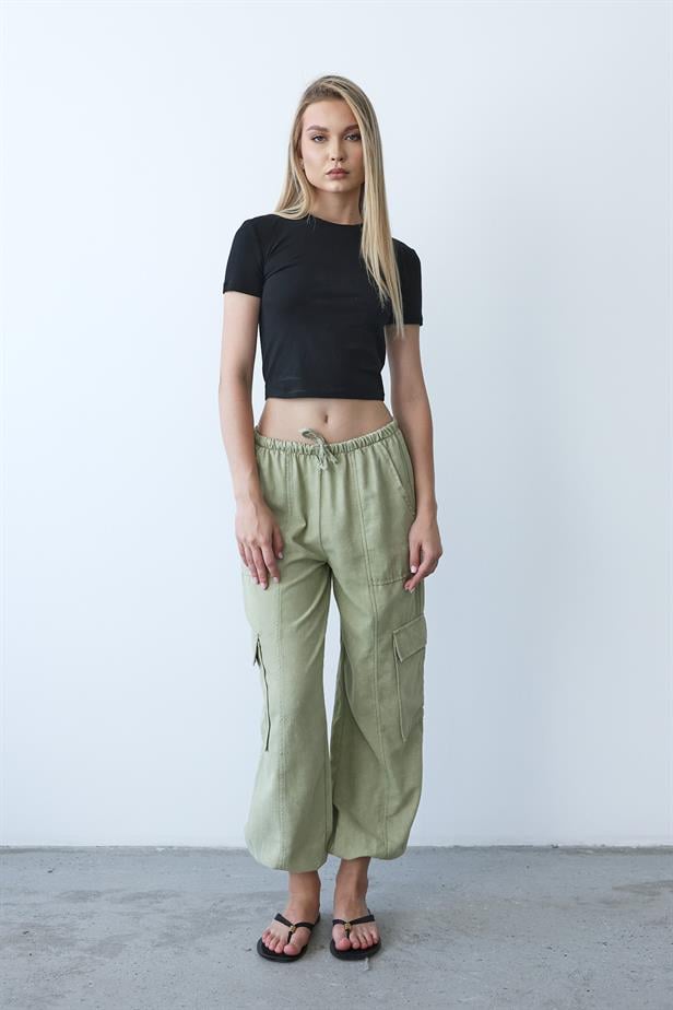 Women's Cargo Pants - Khaki