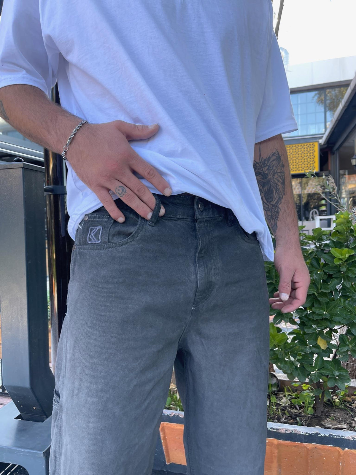 Men's Karl Kani Acid Wash Baggy Jeans - STREETMODE ™