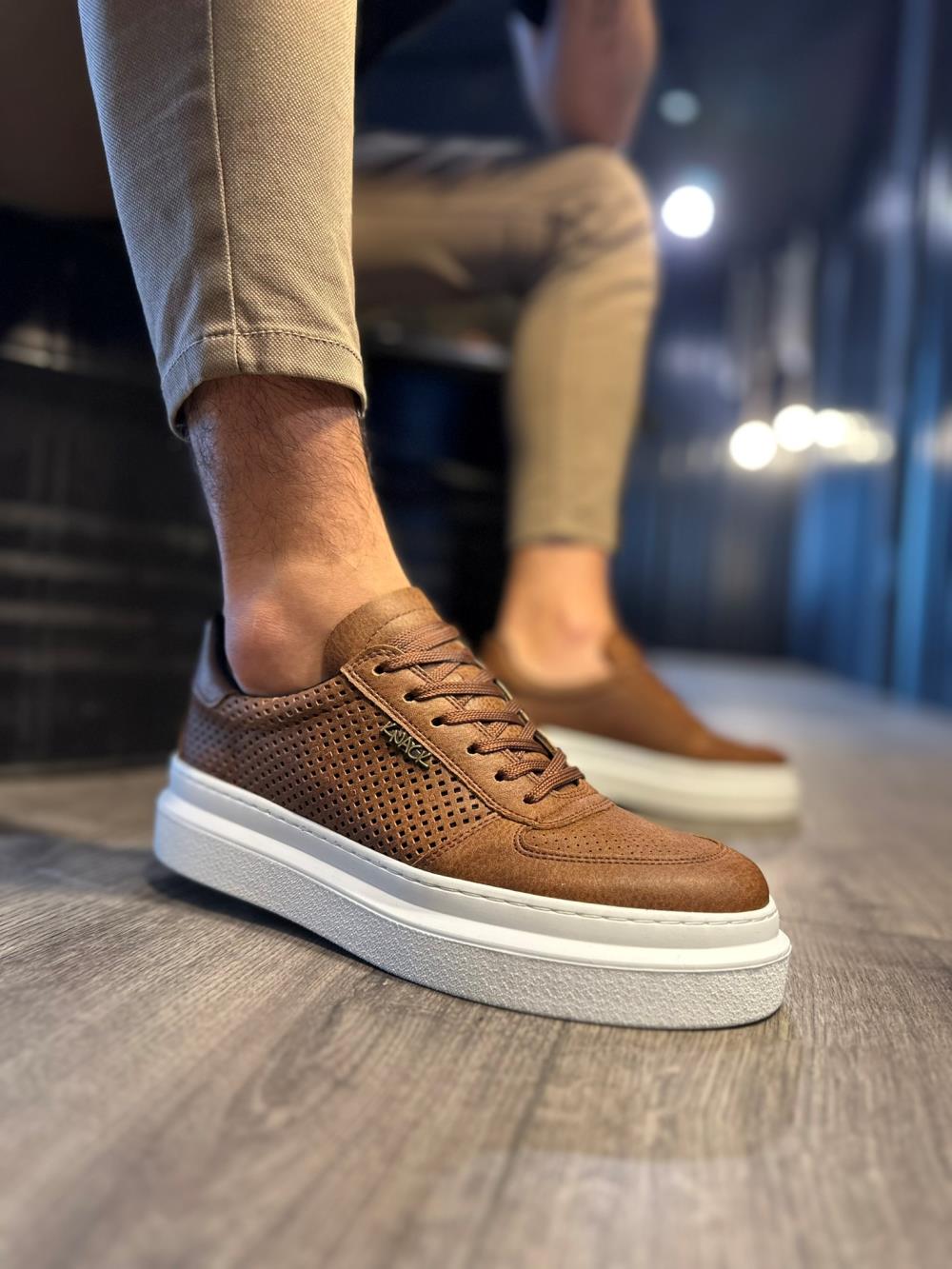 Men's Casual Shoes 013 Brown - STREETMODE ™