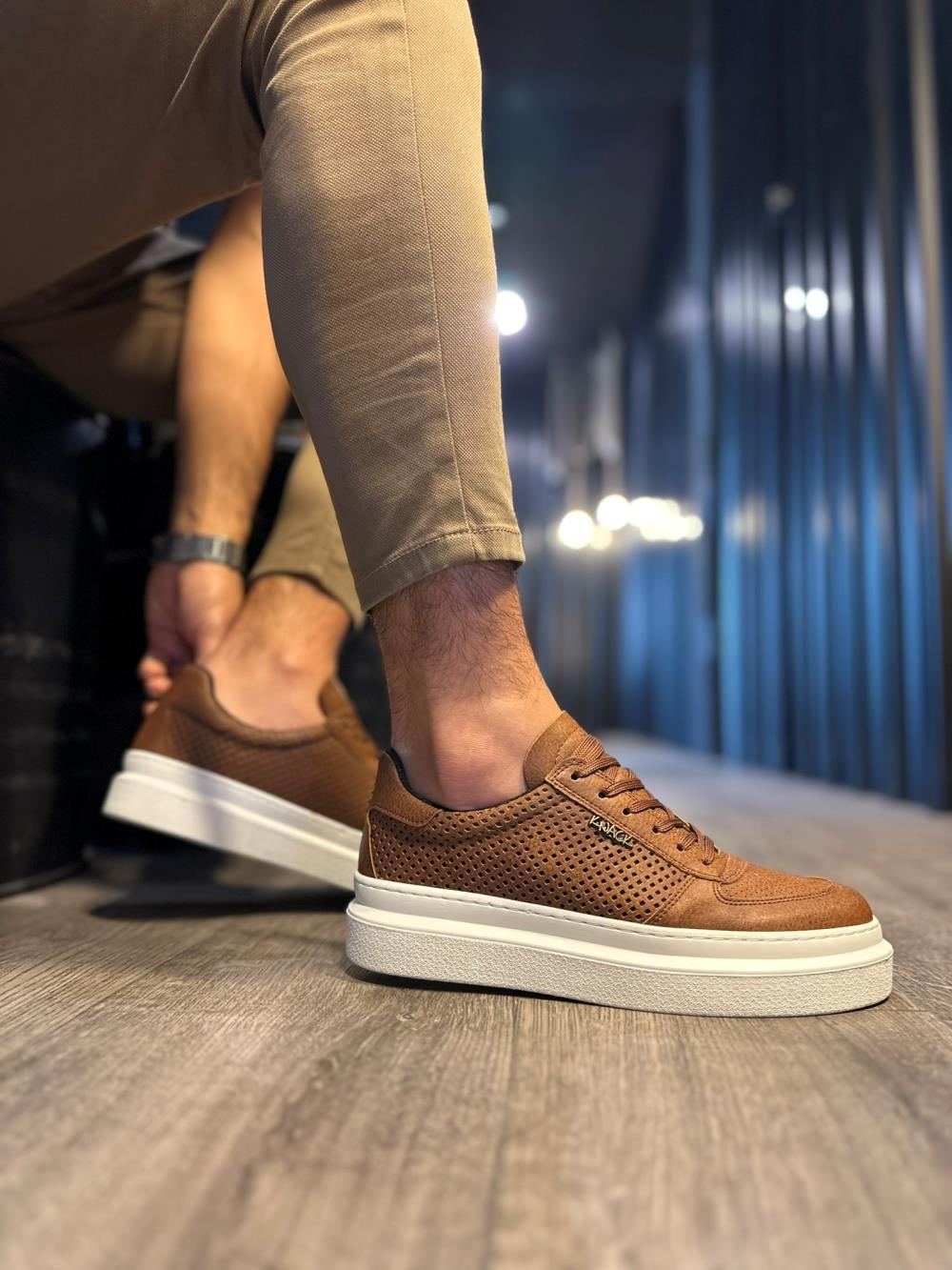 Men's Casual Shoes 013 Brown - STREETMODE ™