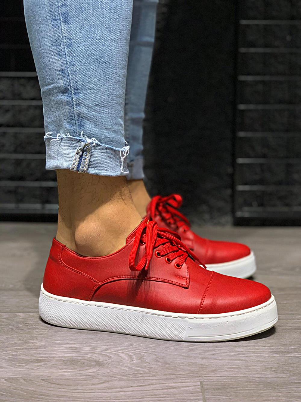 Men's Casual Shoes 050 Red - STREETMODE ™