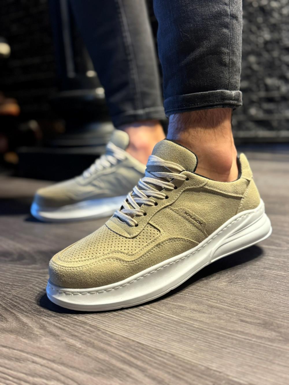 Men's Casual Shoes 707 Mink Suede - STREETMODE ™