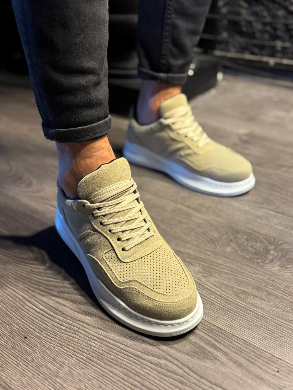 Men's Casual Shoes 707 Mink Suede - STREETMODE ™