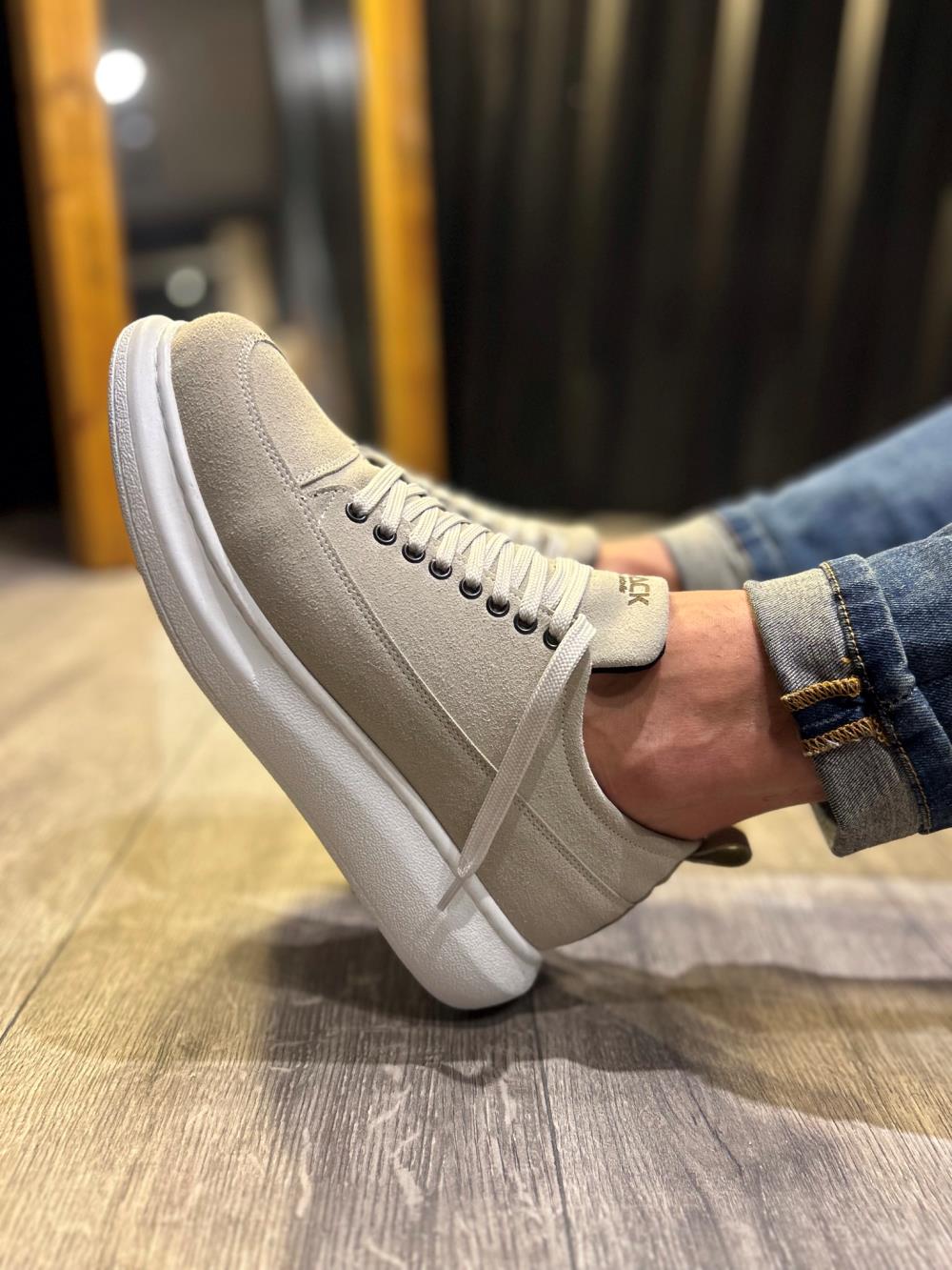 Men's Casual Sneakers Shoes 814 Stone - STREETMODE ™