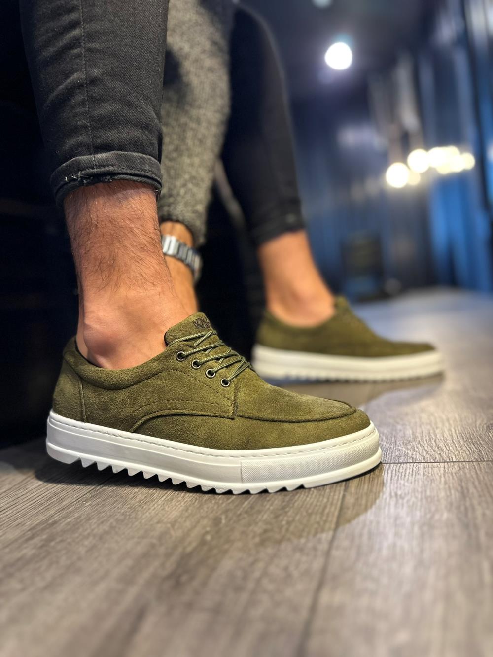 Men's Casual Shoes T12 Khaki (Suede) - STREETMODE ™