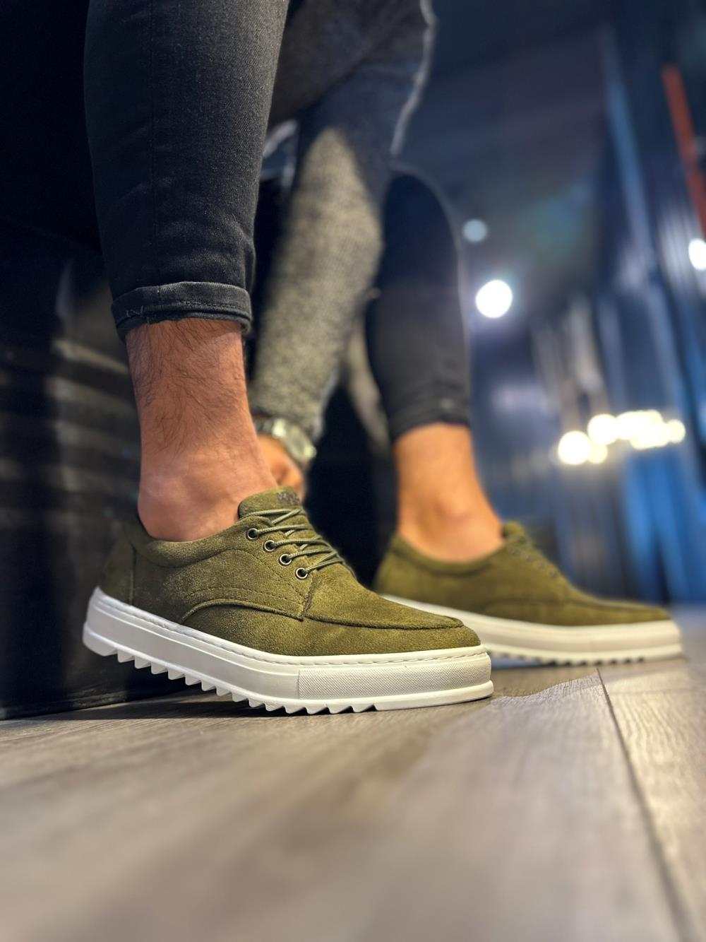 Men's Casual Shoes T12 Khaki (Suede) - STREETMODE ™