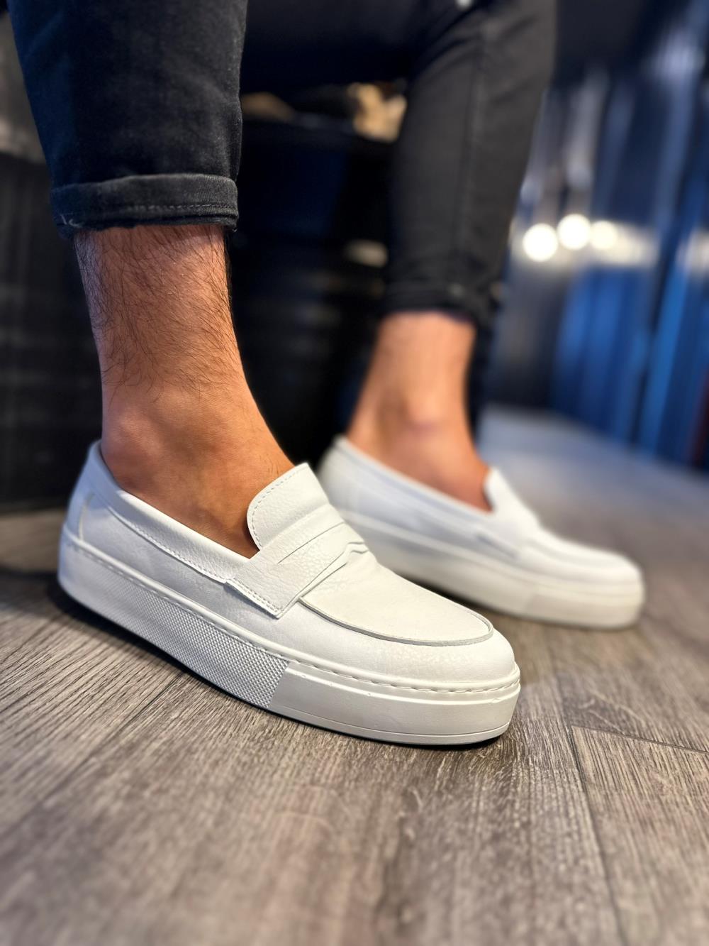 Men's Daily Classic Shoes 400 White - STREETMODE ™