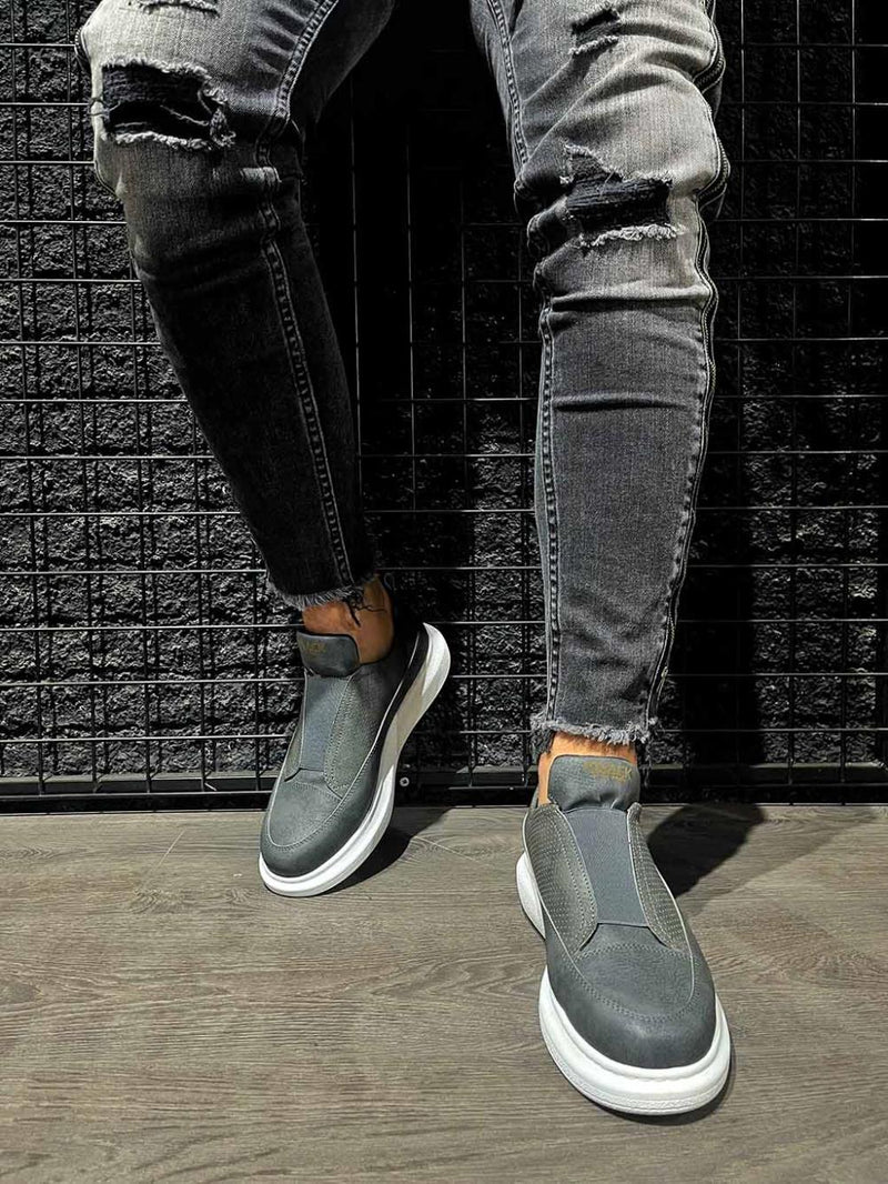 Men's Sneakers Shoes 911 Gray - STREETMODE ™