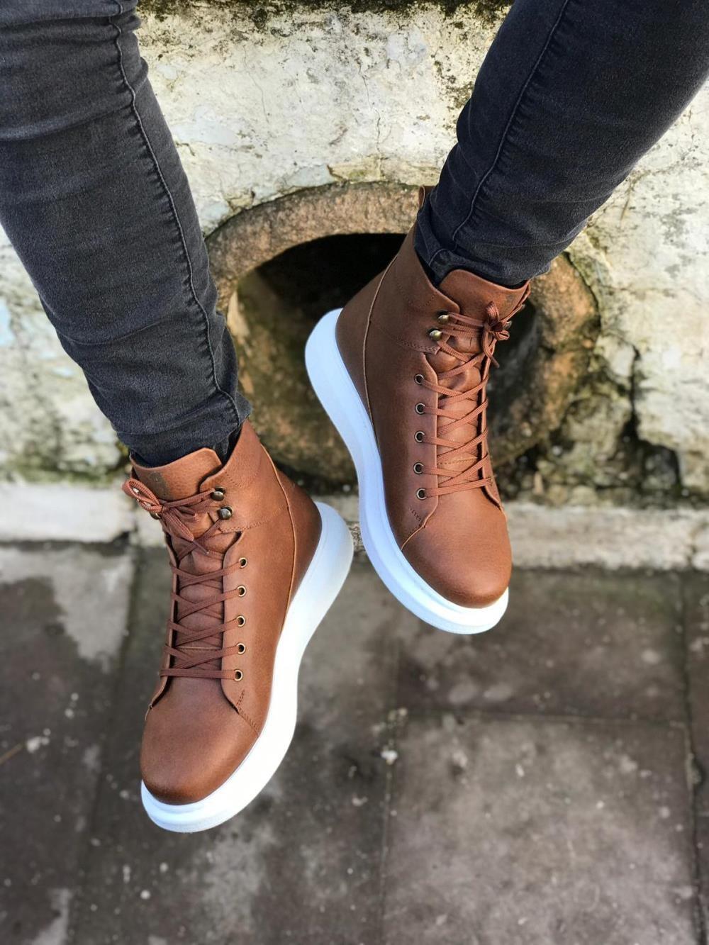 Men's High Sole Boot Shoes - STREETMODE ™