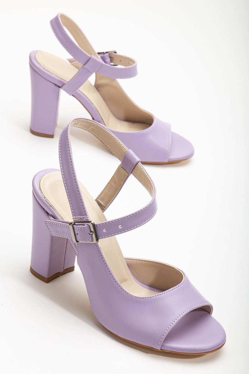 Lovisa Heeled Lilac Skin Women's Shoes - STREETMODE ™
