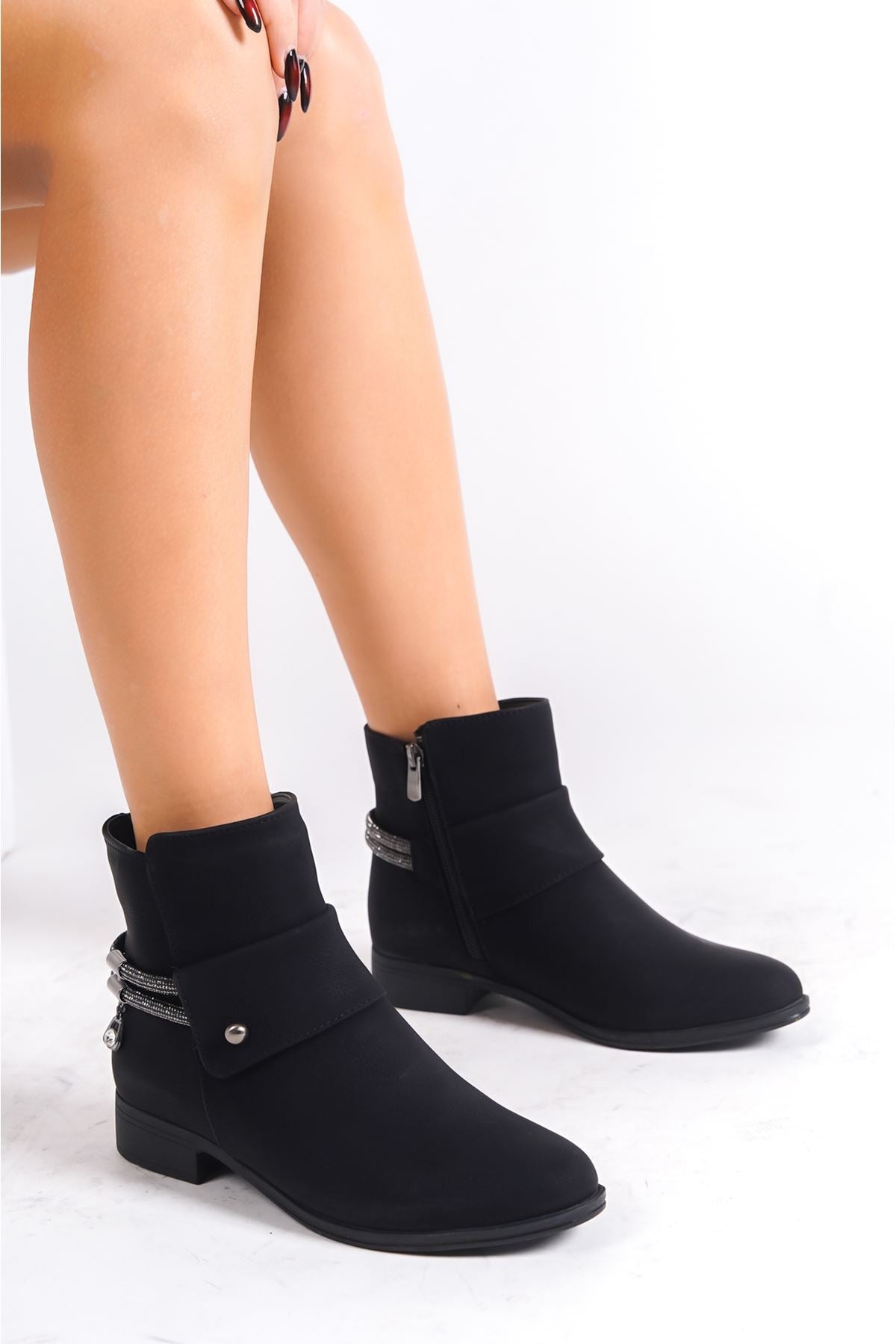 Melay Stone Zippered Women's Boots - STREETMODE ™