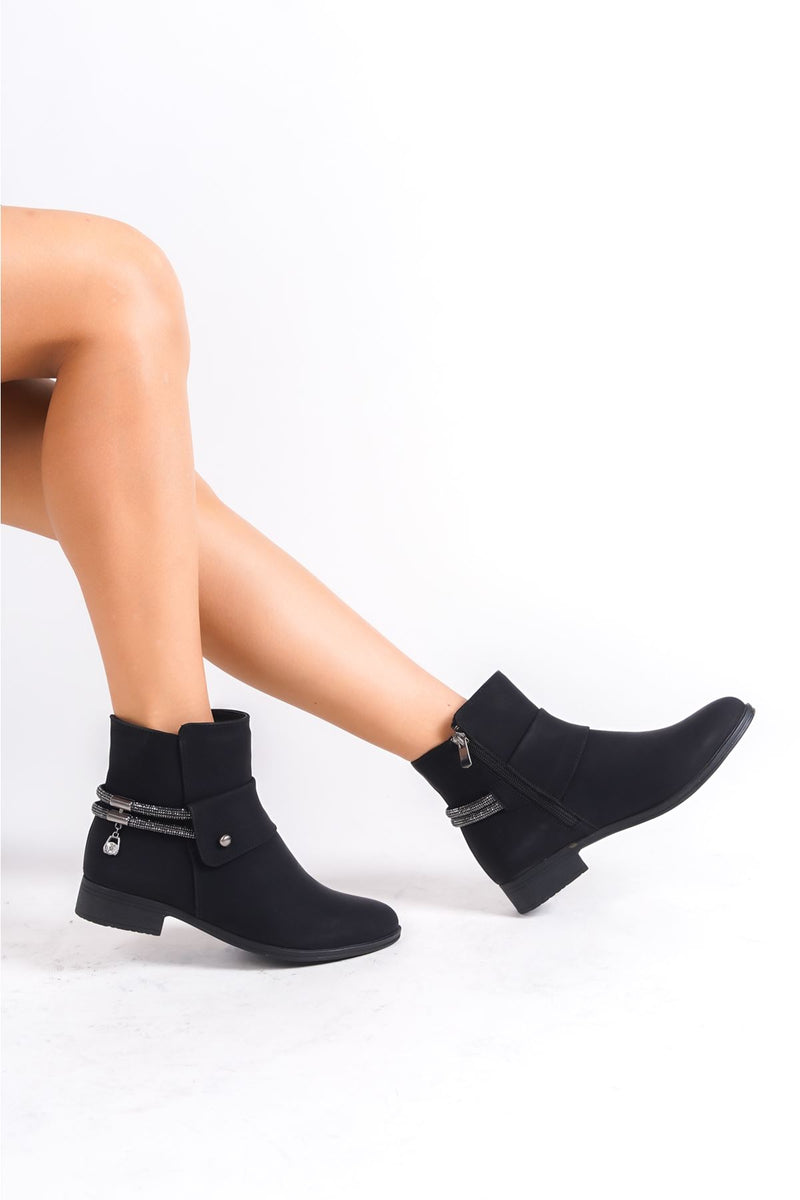 Melay Stone Zippered Women's Boots - STREETMODE ™