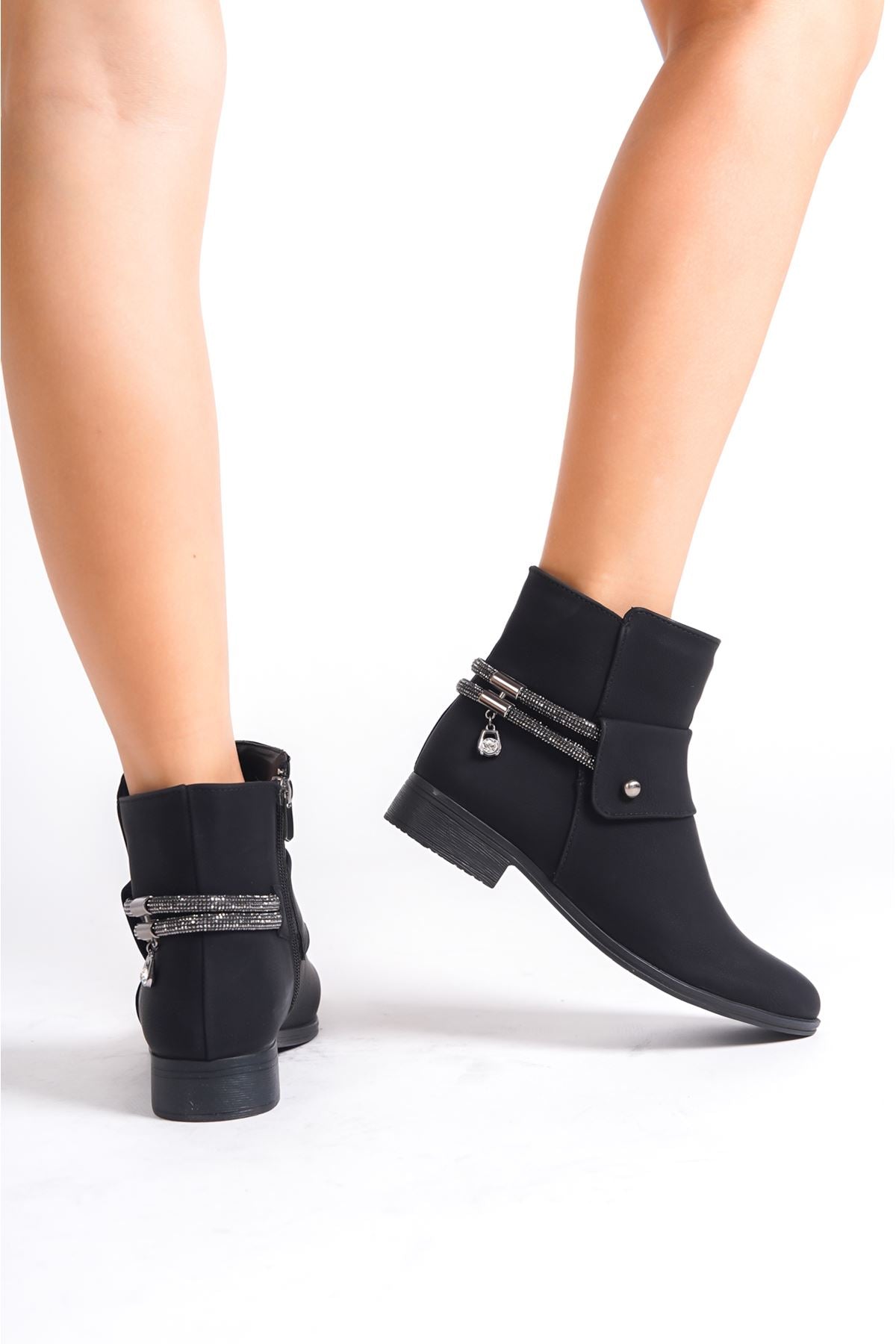 Melay Stone Zippered Women's Boots - STREETMODE ™