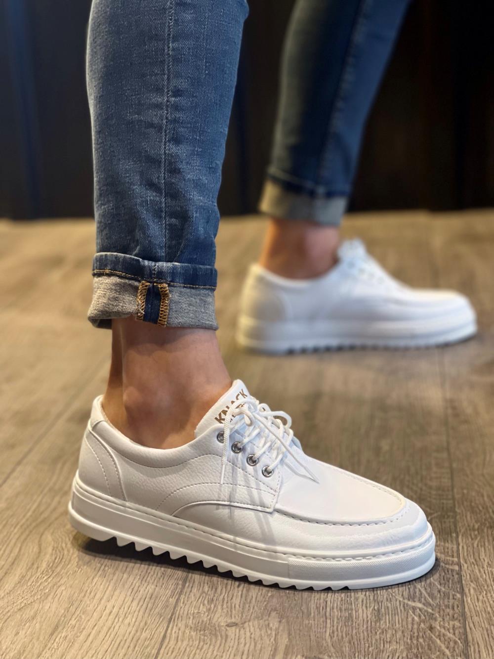 Sneaker Hombre Zapato Diario T12 Blanco