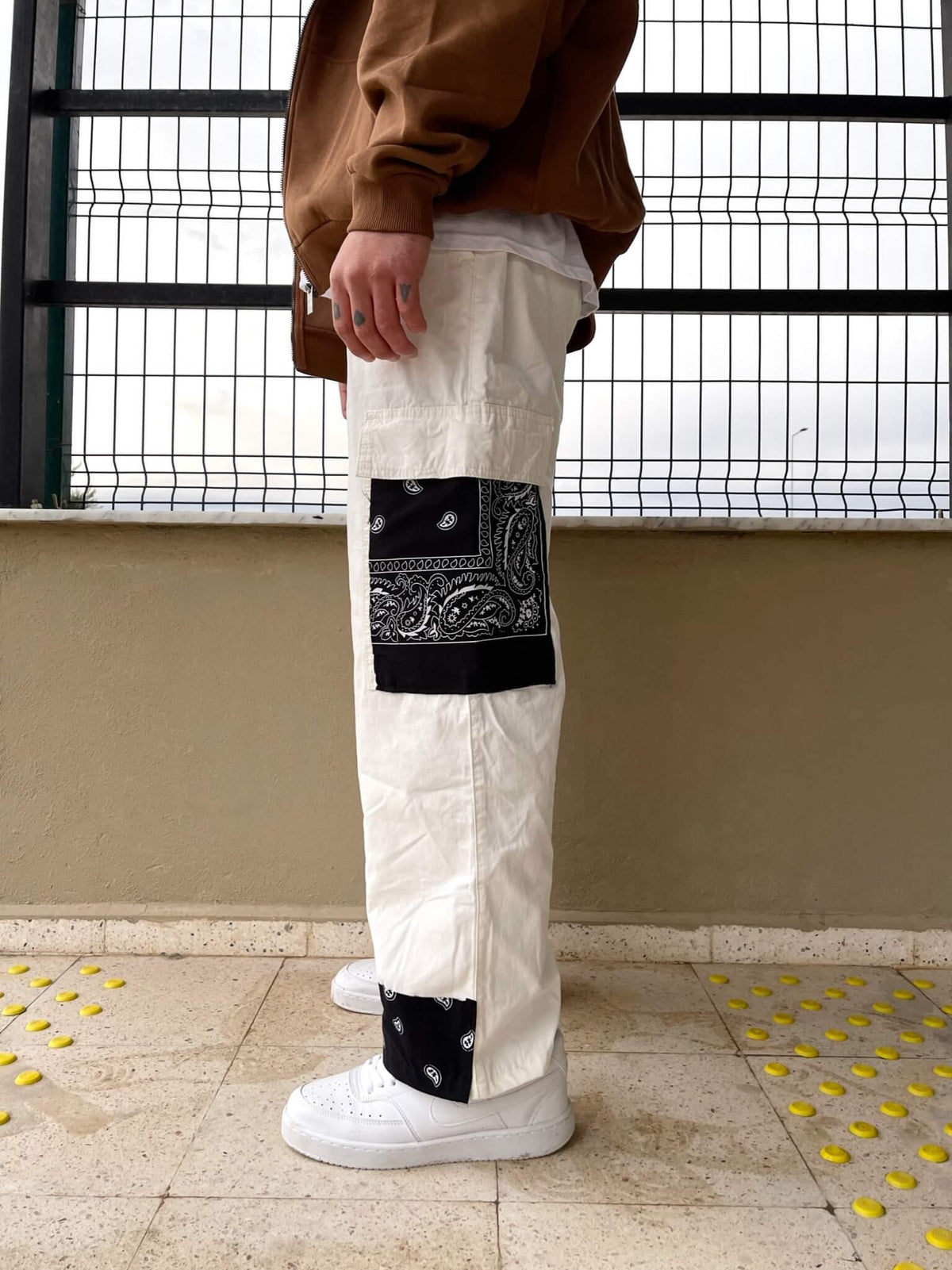 Men's Premium Baggy Patchwork Cargo Pants - STREETMODE ™