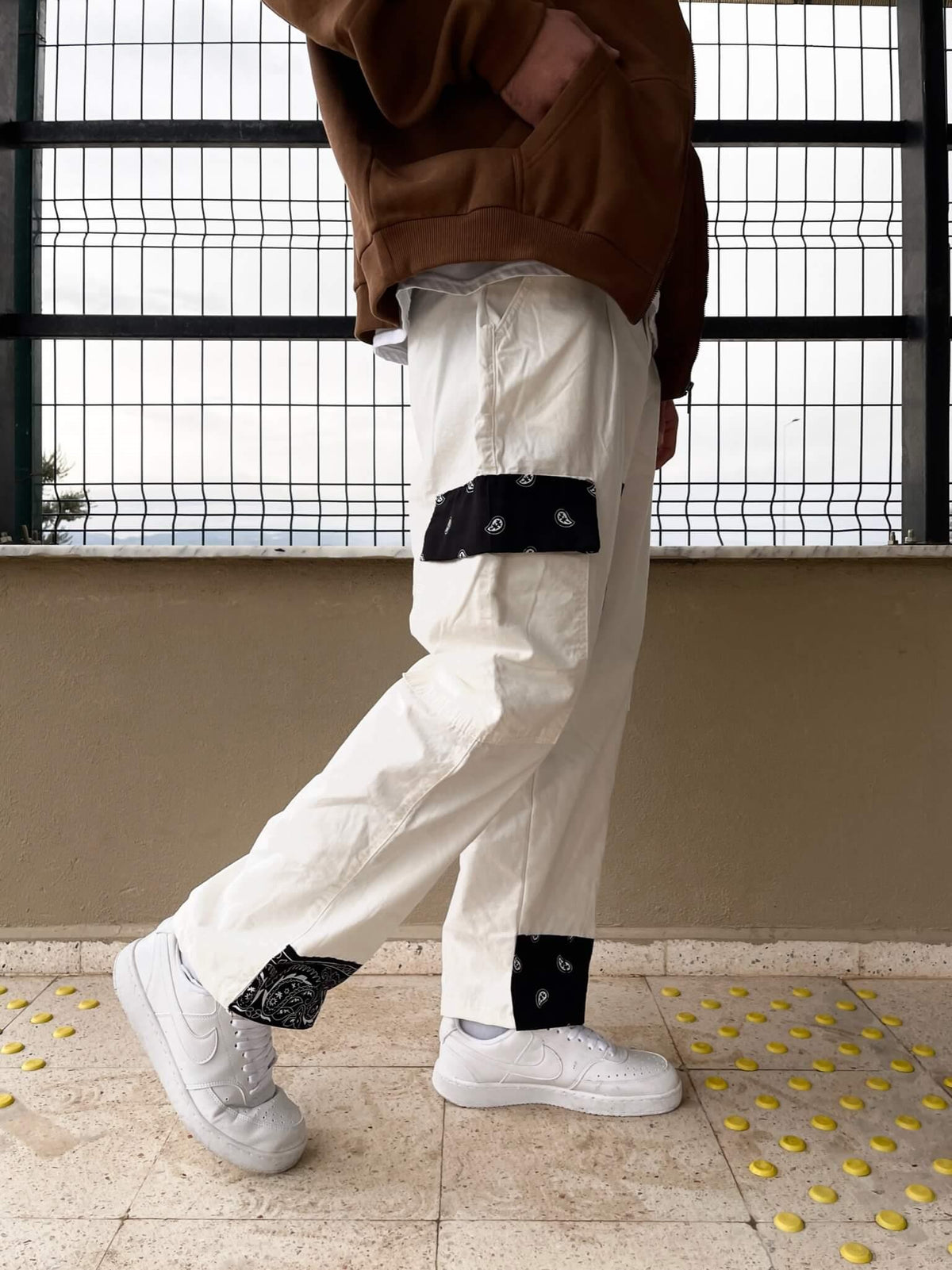 Men's Premium Baggy Patchwork Cargo Pants - STREETMODE ™