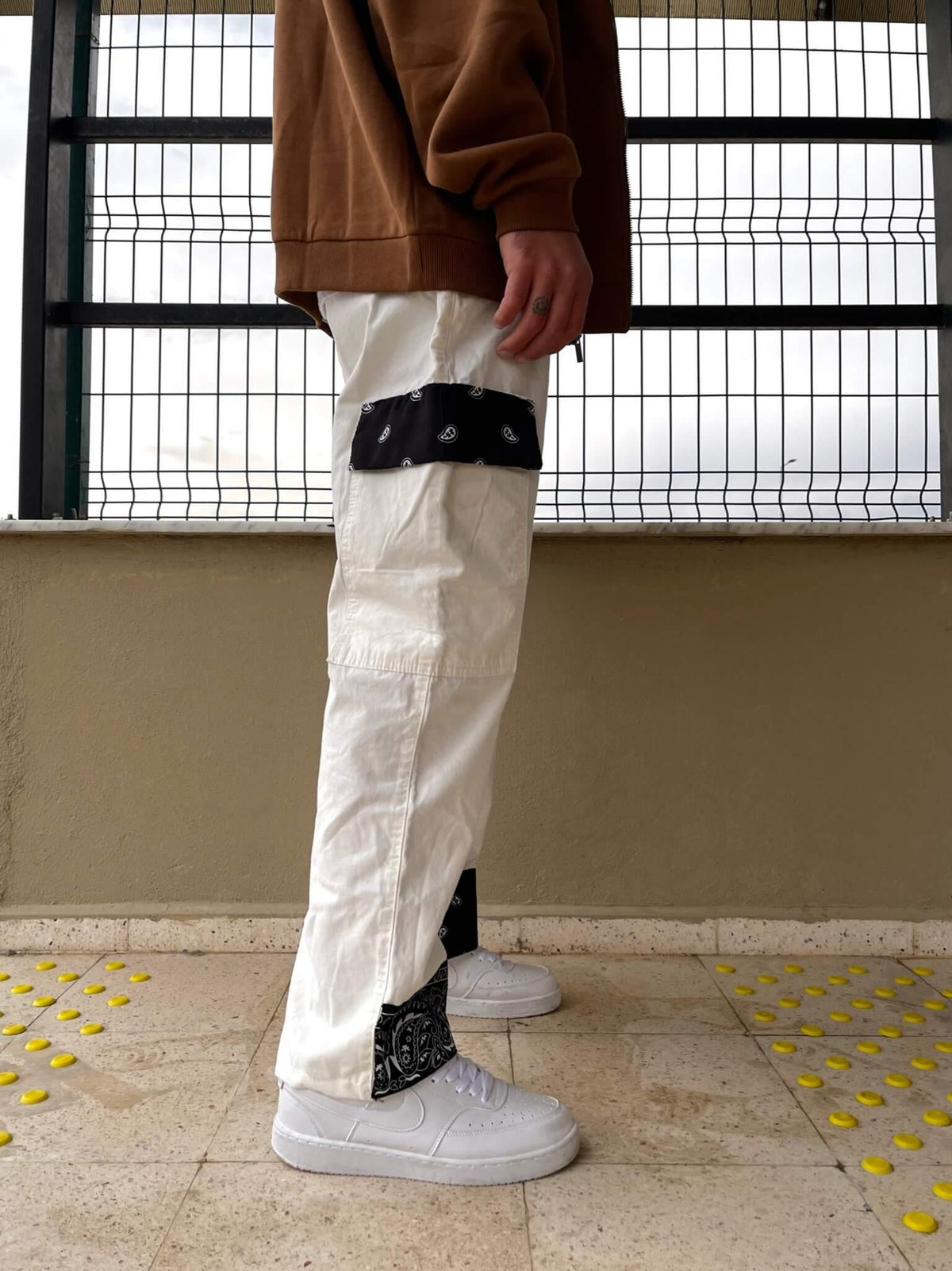 Men's Premium Baggy Patchwork Cargo Pants - STREETMODE ™