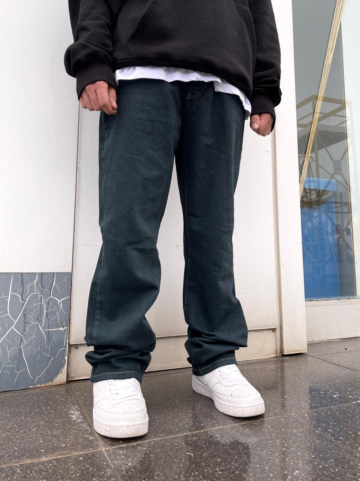 Men's Premium Wide Leg Baggy Jeans - STREETMODE ™