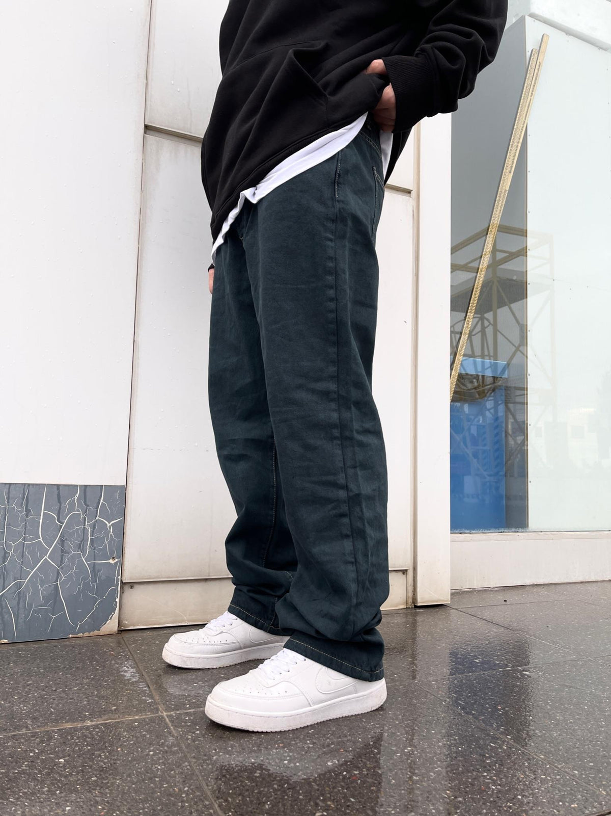 Men's Premium Wide Leg Baggy Jeans - STREETMODE ™