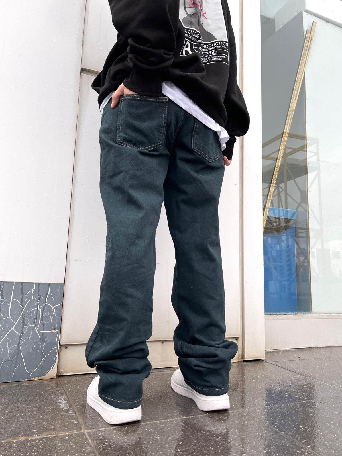 Men's Premium Wide Leg Baggy Jeans - STREETMODE ™