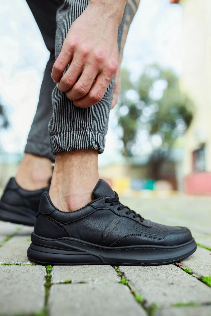 Men's Sneaker Casual Shoes 707 Suede Black - STREETMODE ™