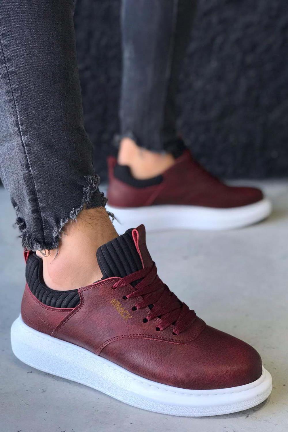 Men's Sneaker Claret Red Casual Sneaker Sports Shoes - STREETMODE ™