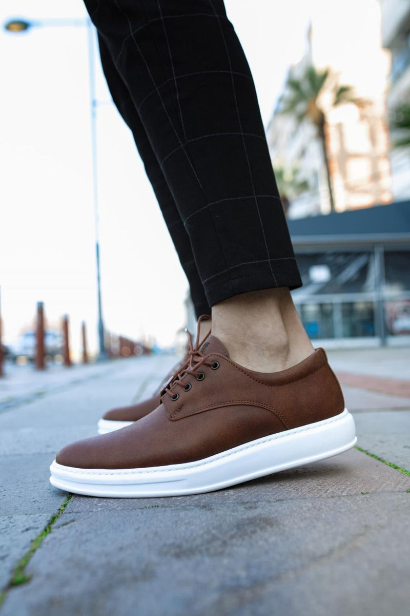 Men's Sneaker Classic Men's Shoes 001 Tan - STREETMODE ™