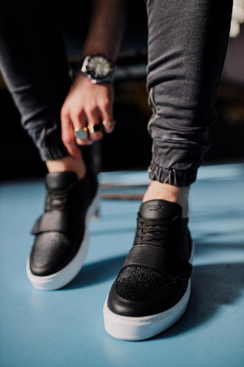 Men's Sneaker Daliy Sneaker Shoes 999 Black - STREETMODE ™
