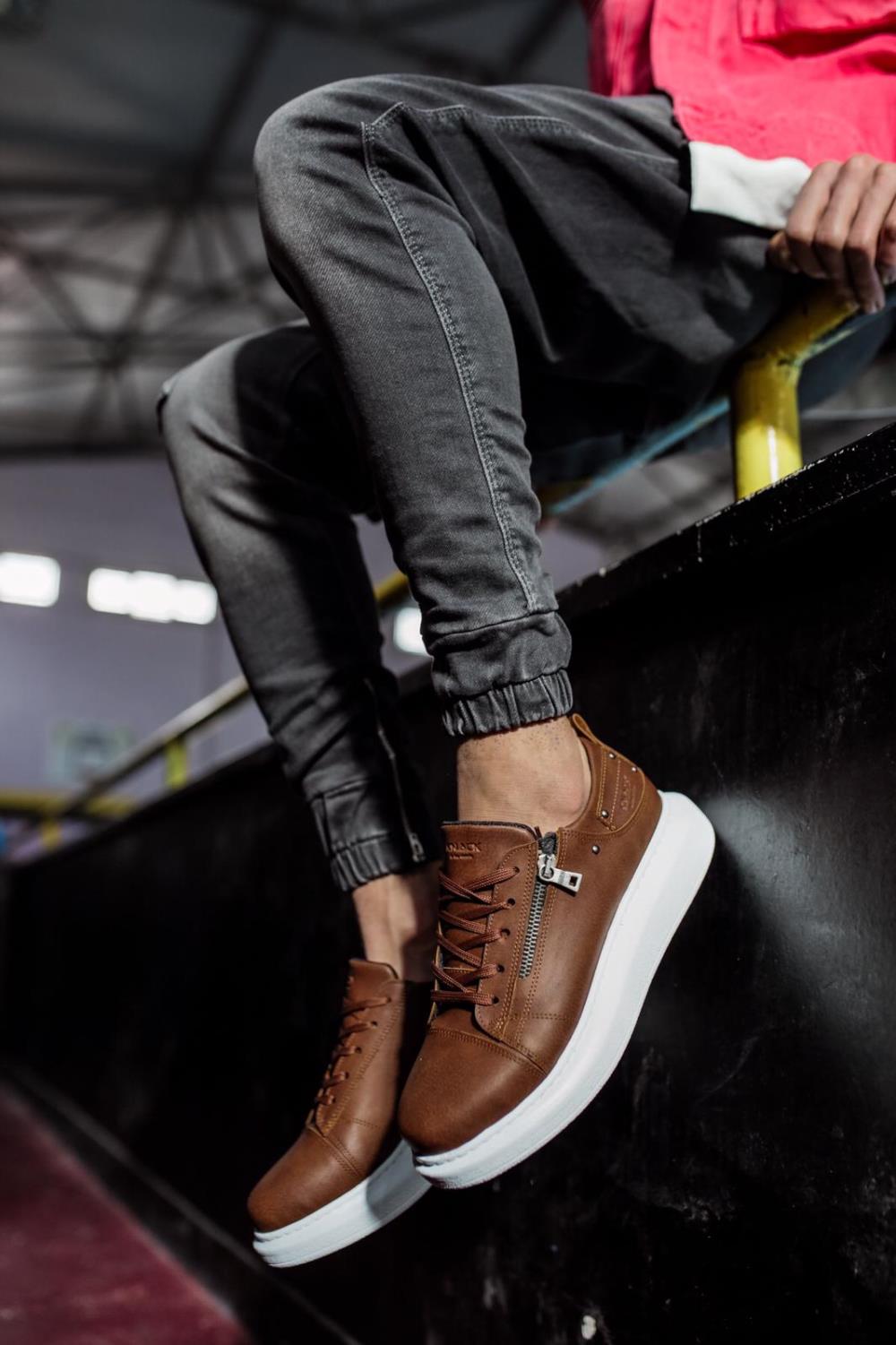 Men's Sneaker High Top Casual Shoes 555 - STREETMODE ™