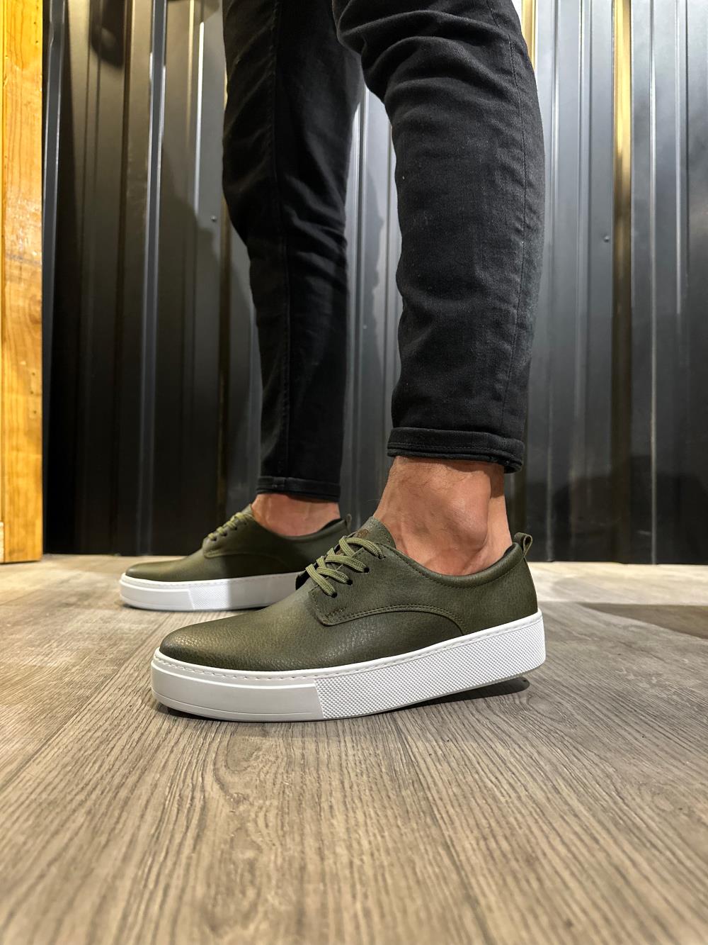 Men's Sneaker Khaki Casual Sneaker Sports Shoes - STREETMODE ™