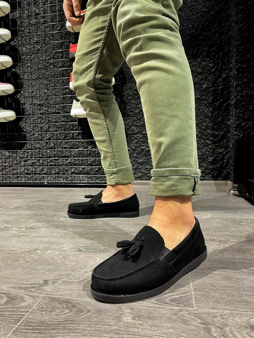 Men's Sneaker  Men Shoes 007 Black - STREETMODE ™