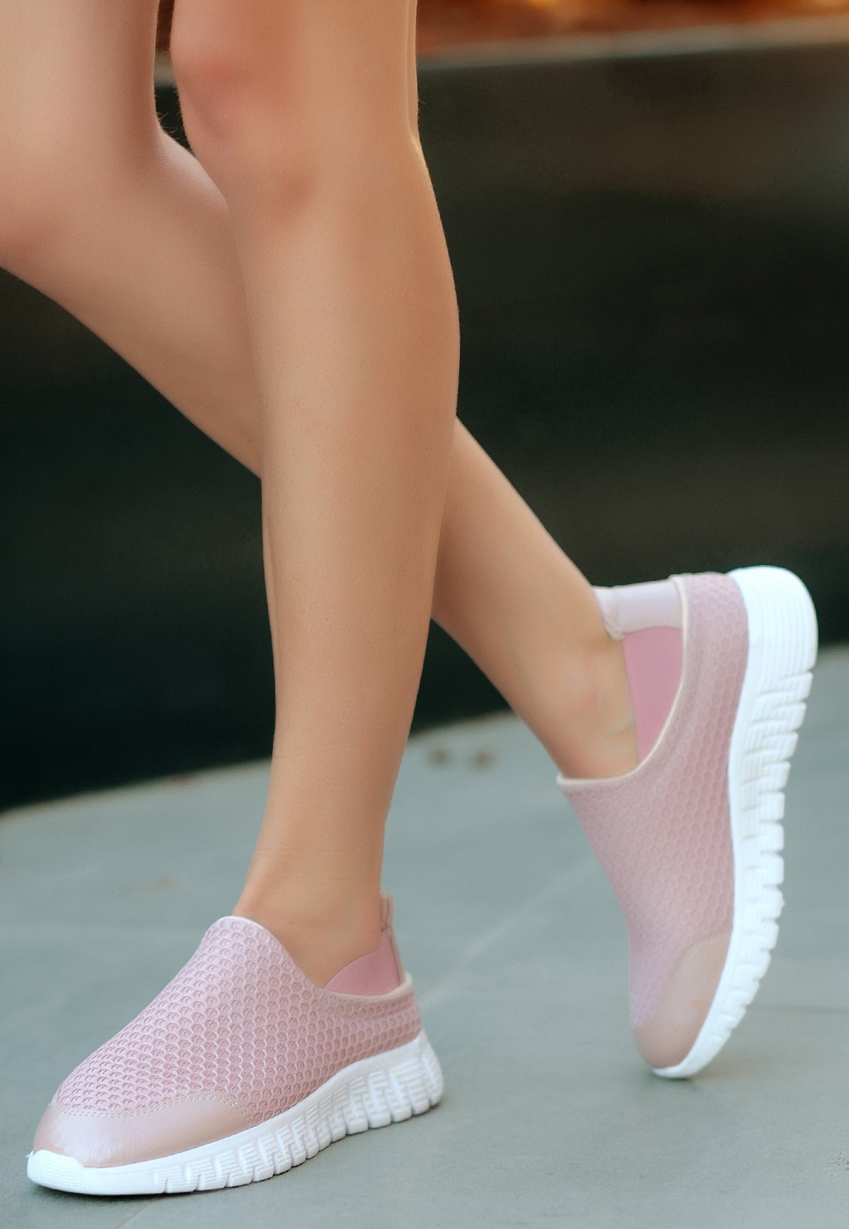 Women's Moni Powder Stretch Ballet Sneakers Shoes - STREETMODE ™
