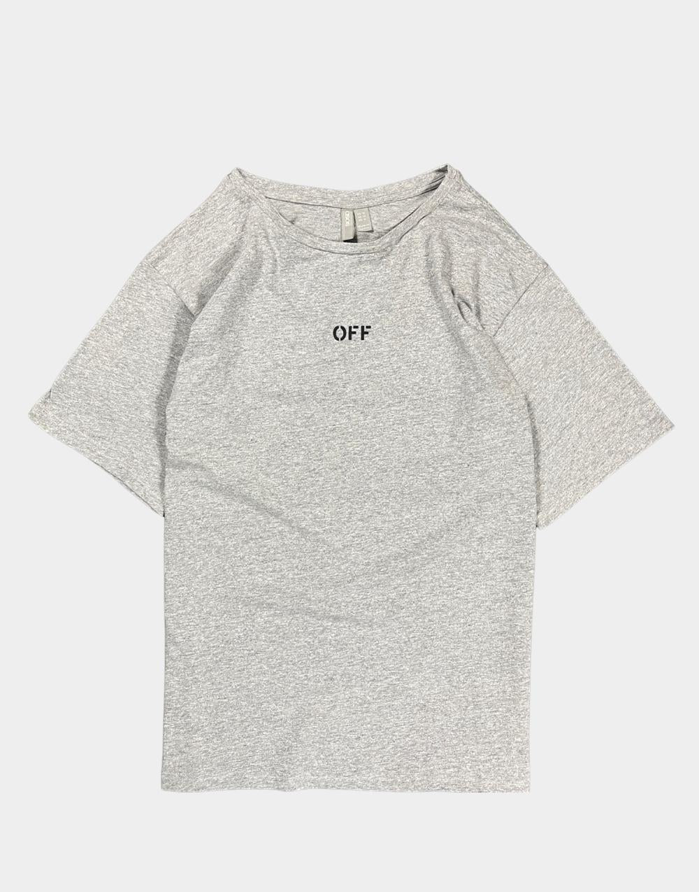 Off Basic Regular Men's T-Shirt Gray