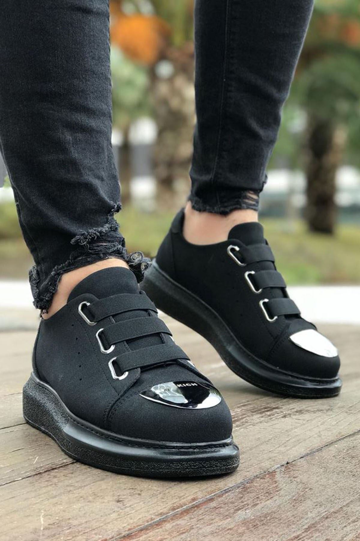 Original Design CH251 Men's Full Black Casual Sneaker Sports Shoes - STREETMODE ™