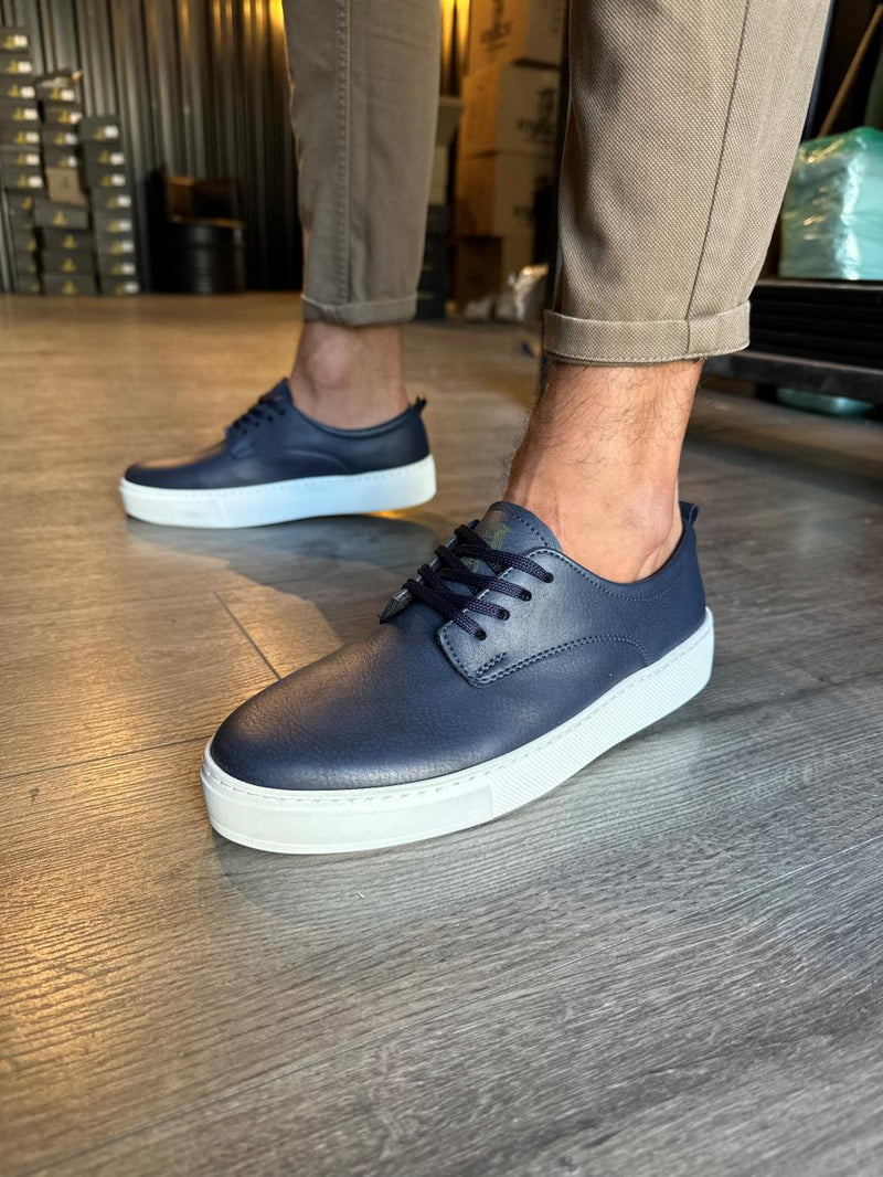 Original Design Men's Navy Blue Casual Sneaker Sports Shoes - STREETMODE ™