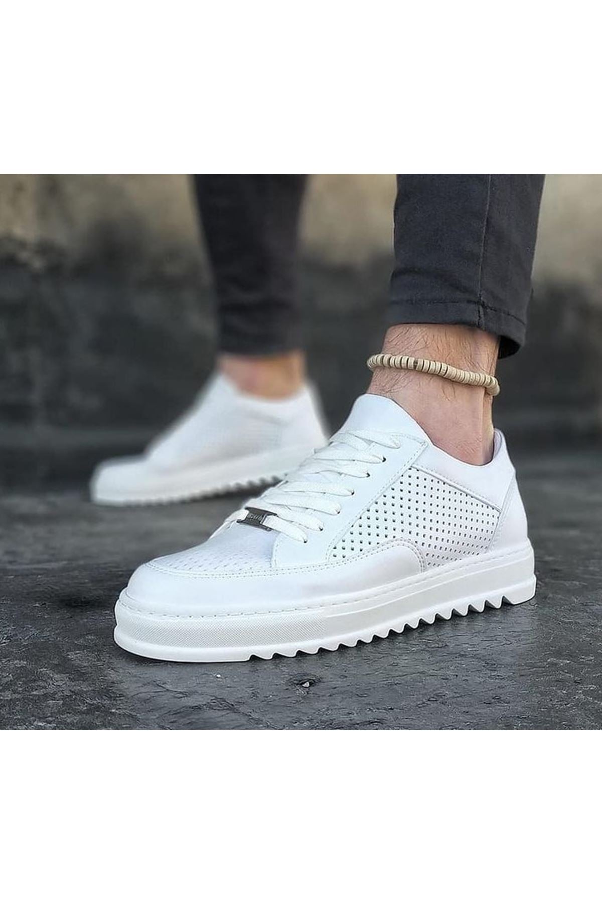 WG505 White Casual Shoes - STREETMODE ™