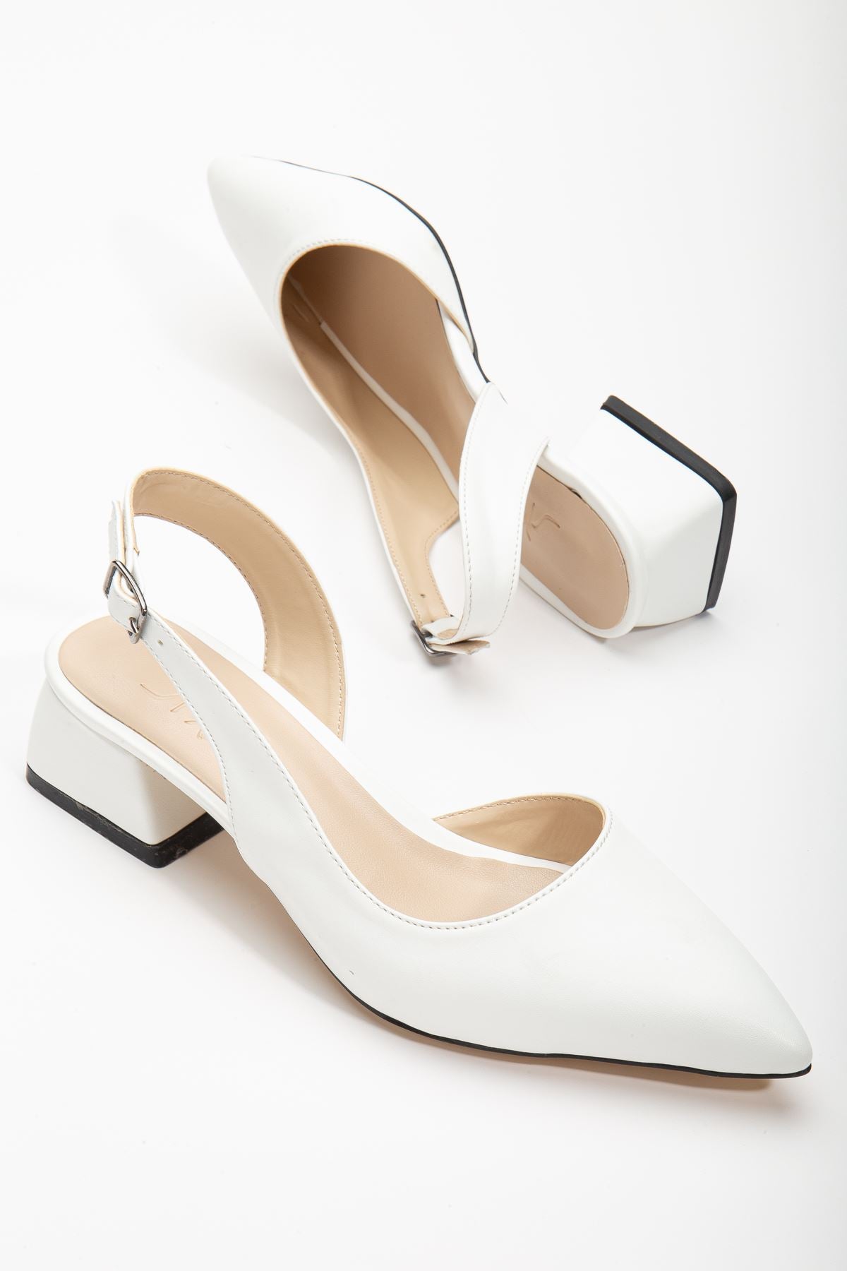 Ossie White Skin Women's Heeled Shoes - STREETMODE ™