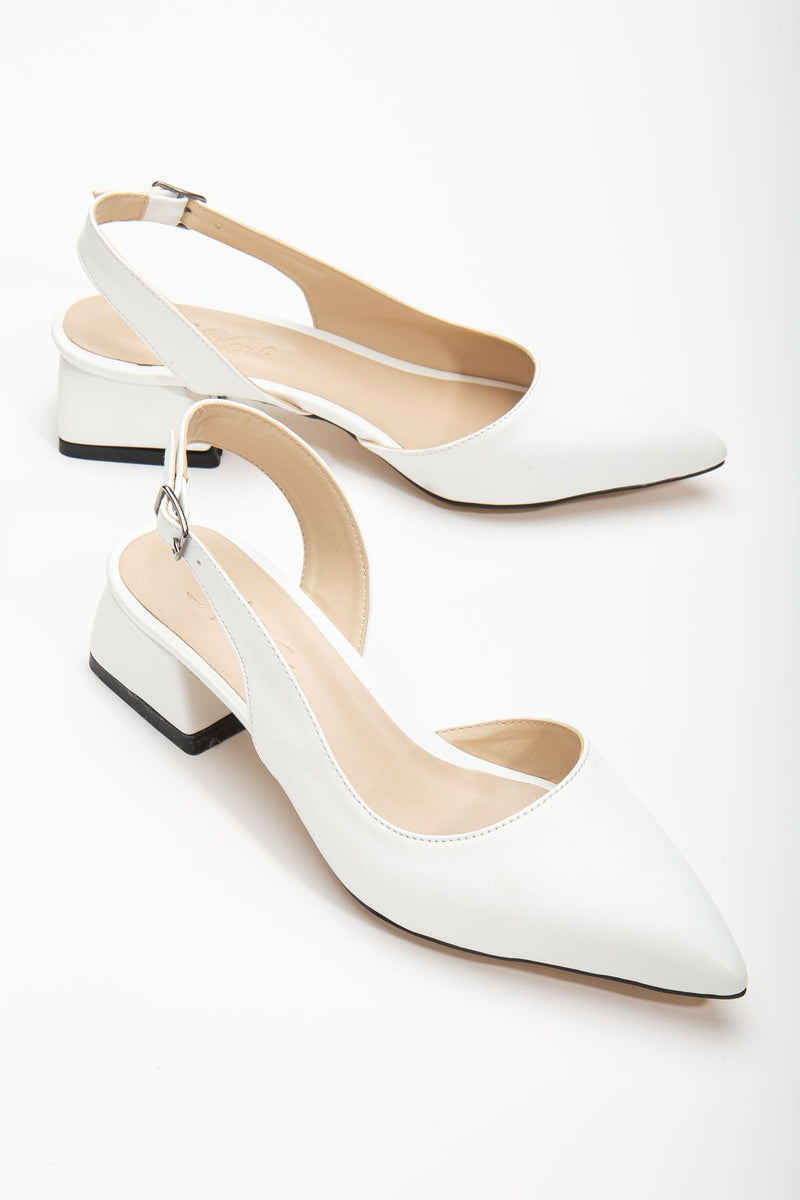 Ossie White Skin Women's Heeled Shoes - STREETMODE ™