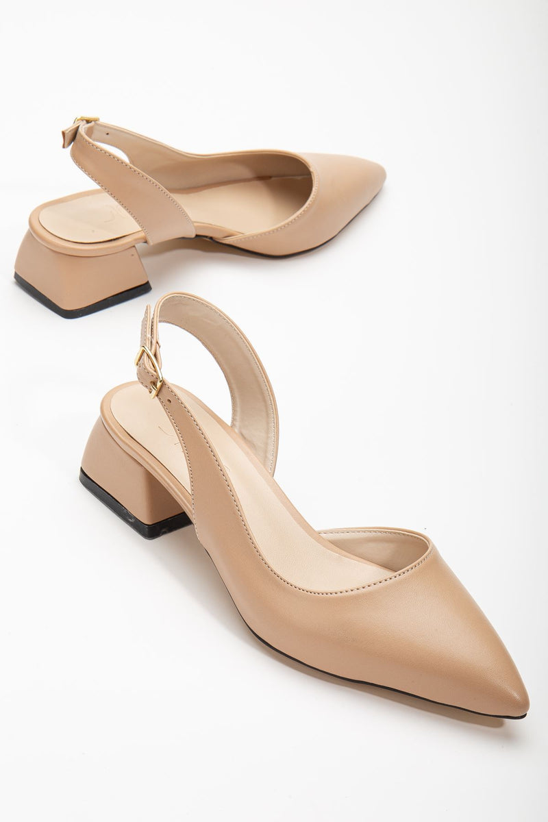 Ossie Nude Skin Women's Heeled Shoes - STREETMODE ™