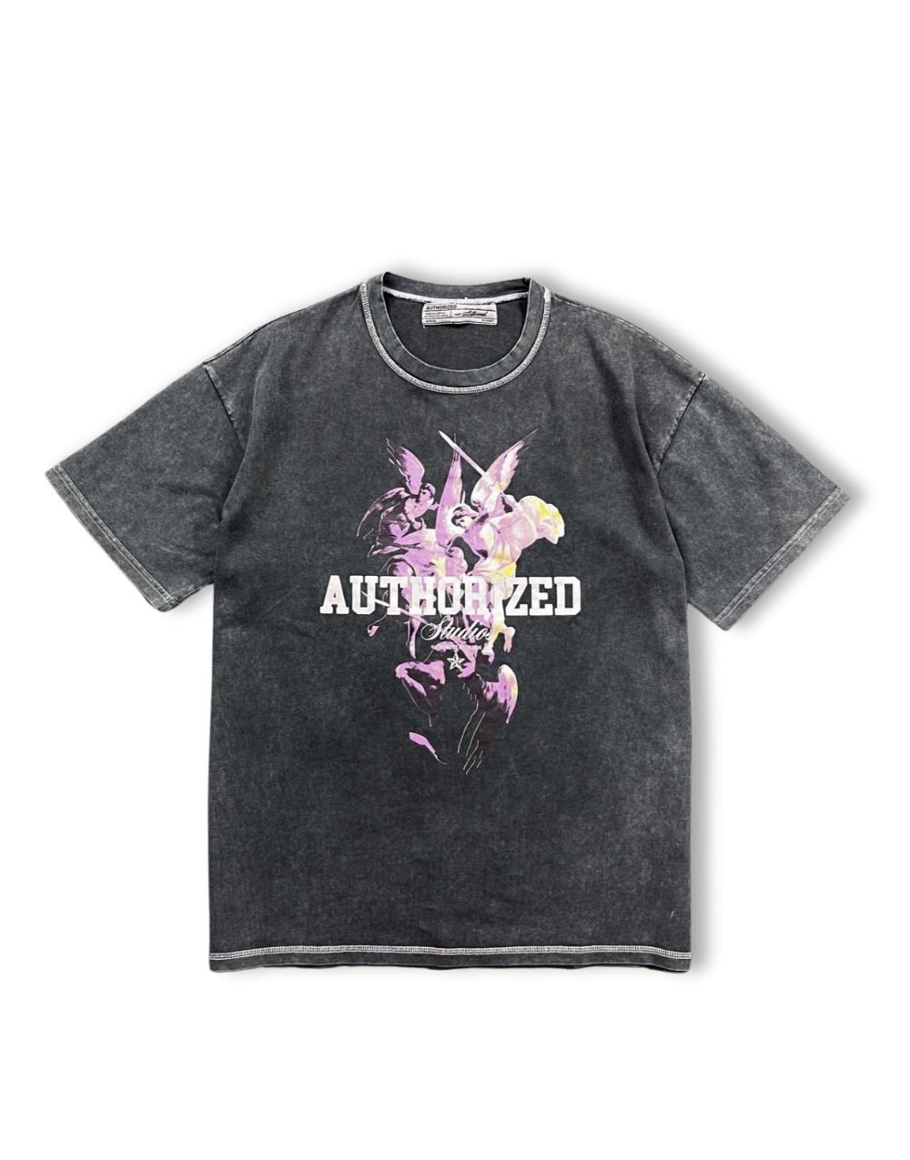 Men's Authorized Acid Washed Oversize T-Shirt - STREETMODE ™