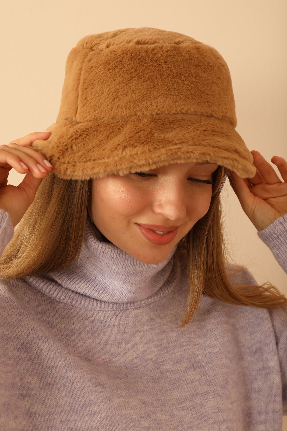 Plush Bucket Women's Mink Hat - STREETMODE ™